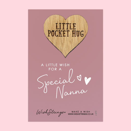 NANNA - Oak Pocket Hug Token | J273