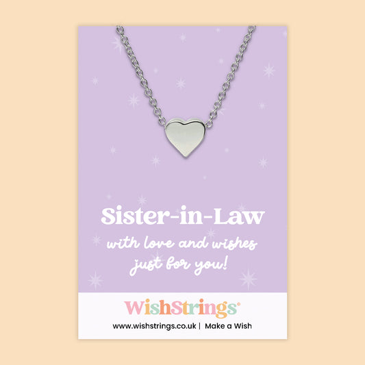 Sister-in-Law - Heart Necklace - J274