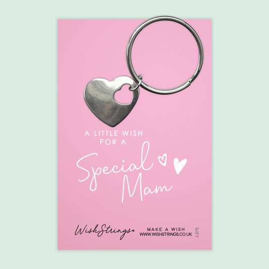 SPECIAL MAM - Heart Keyring - J275