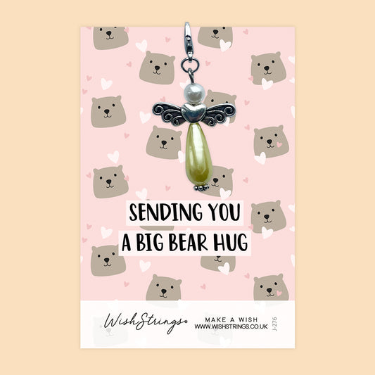 BIG BEAR HUG - Wish Angels, Clip on Keepsake | J276