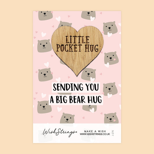 BIG BEAR HUG - Oak Pocket Hug Token | J276