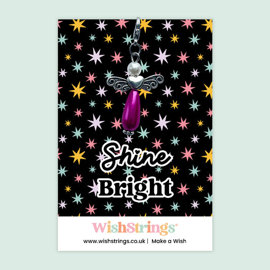 Shine Bright - Wish Angels, Clip on Keepsake | J277