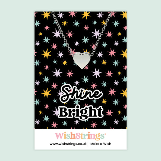 Shine Bright - Heart Necklace - J277