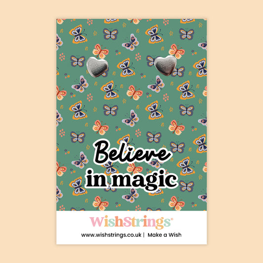 Believe in Magic - Heart Stud Earrings | J278
