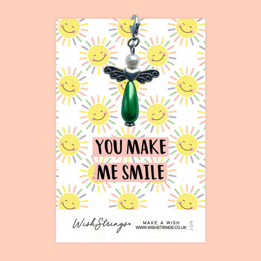 MAKE ME SMILE - Wish Angels, Clip on Keepsake | J279