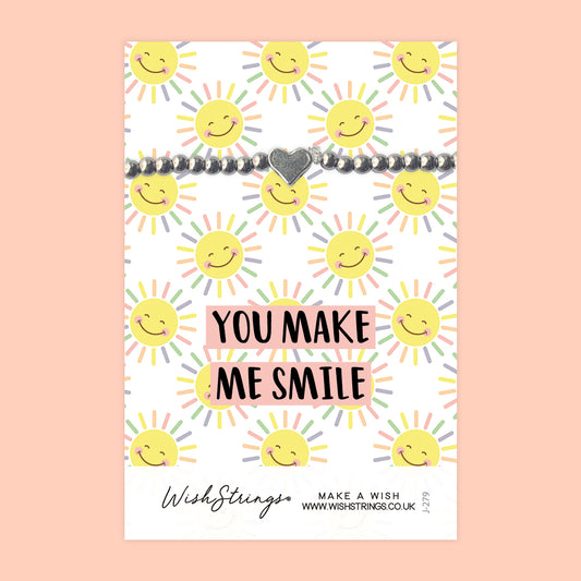 MAKE ME SMILE - Heart Beaded Bracelet - J279