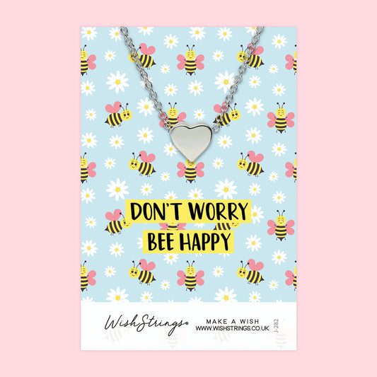 BEE HAPPY - HEART NECKLACE - J282