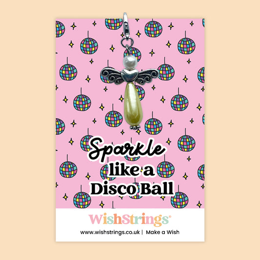 Sparkle Like a Disco Ball - Wish Angels, Clip on Keepsake | J285