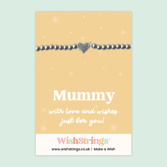 Mummy- Heart Beaded Bracelet - J287