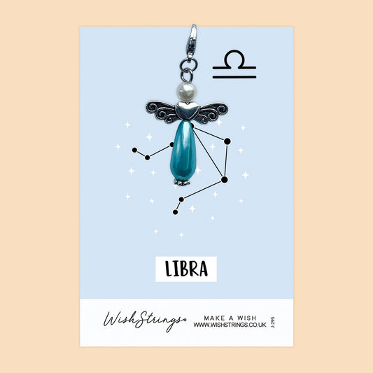 LIBRA, Star Sign Horoscope - Wish Angels, Clip on Keepsake | J295