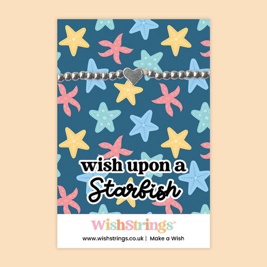 Wish Upon a Starfish - Heart Beaded Bracelet - J295