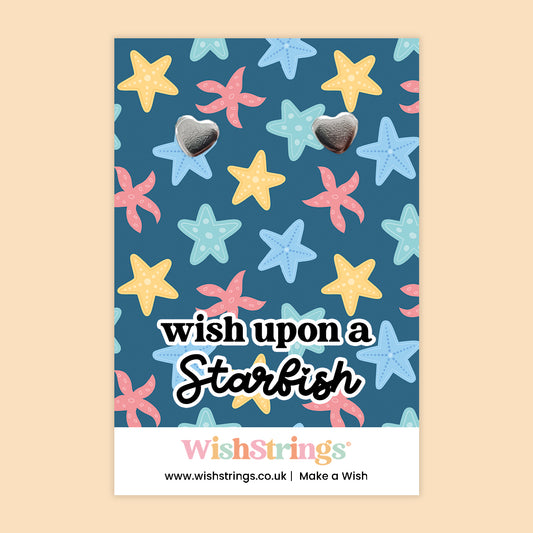 Wish Upon a Starfish - Heart Stud Earrings | J295