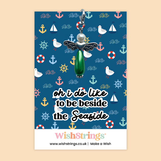 Oh I Do Like to Be Beside the Seaside - Wish Angels, Clip on Keepsake | J296