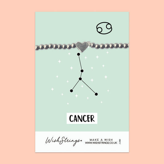 CANCER, Star Sign Horoscope - HEART BRACELET - J298