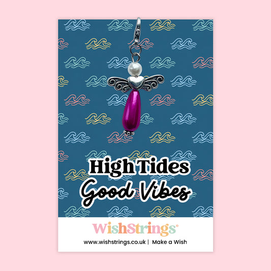 High Tides Good Vibes - Wish Angels, Clip on Keepsake | J299