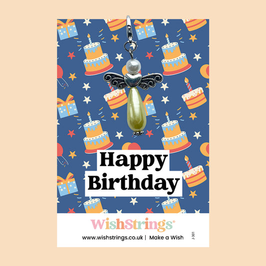 Happy Birthday - Wish Angels, Clip on Keepsake | J301
