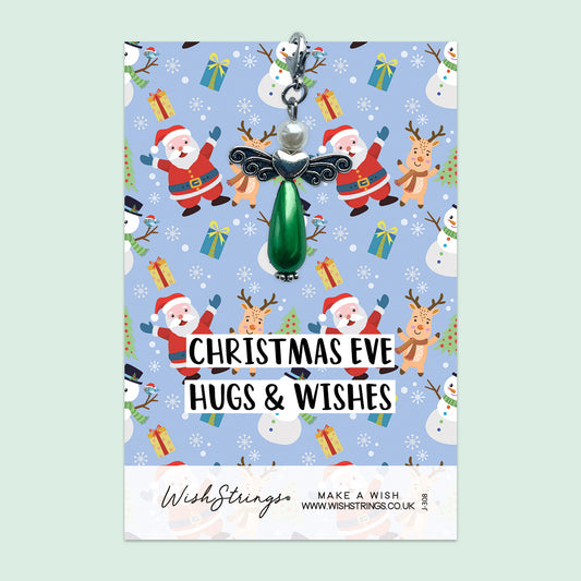 CHRISTMAS EVE HUGS - Wish Angel Clip (J308)