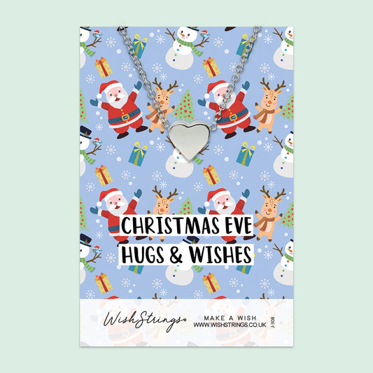 CHRISTMAS EVE HUGS - HEART NECKLACE - J308