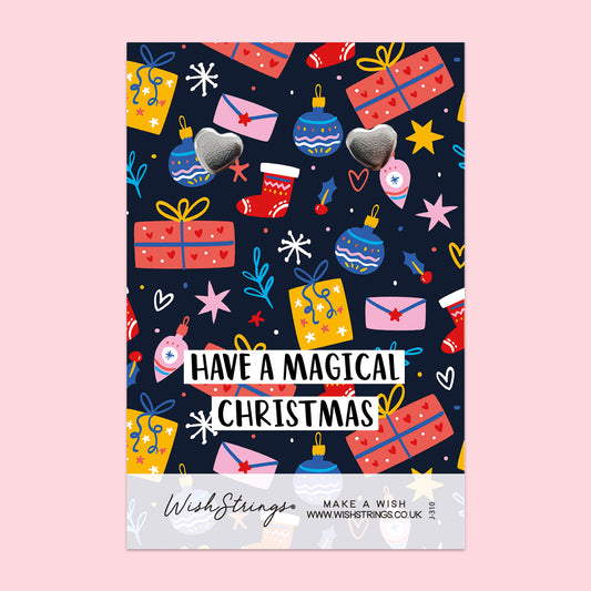 MAGICAL CHRISTMAS - Heart Stud Earrings | J310