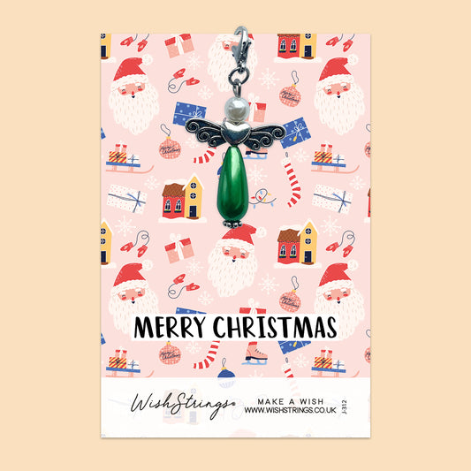 MERRY CHRISTMAS - Wish Angel Clip (J312)