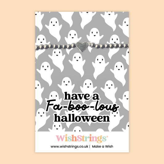 FA-BOO-LOUS HALLOWEEN - Heart Beaded Bracelet - J313