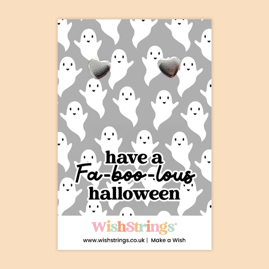 FA-BOO-LOUS HALLOWEEN - Heart Stud Earrings | J313