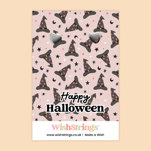 HAPPY HALLOWEEN - Heart Stud Earrings | J314