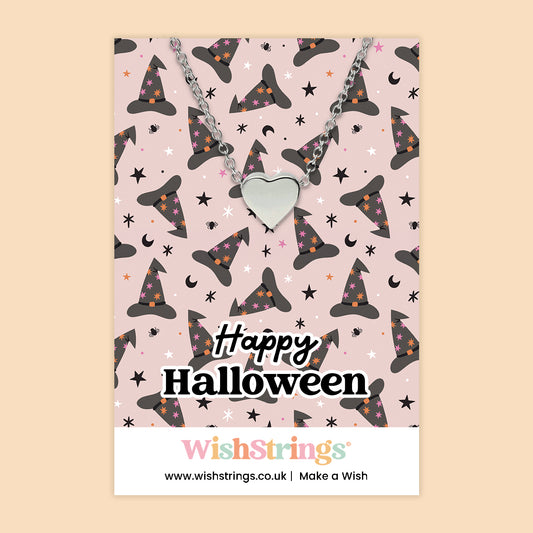 HAPPY HALLOWEEN - Heart Necklace - J314