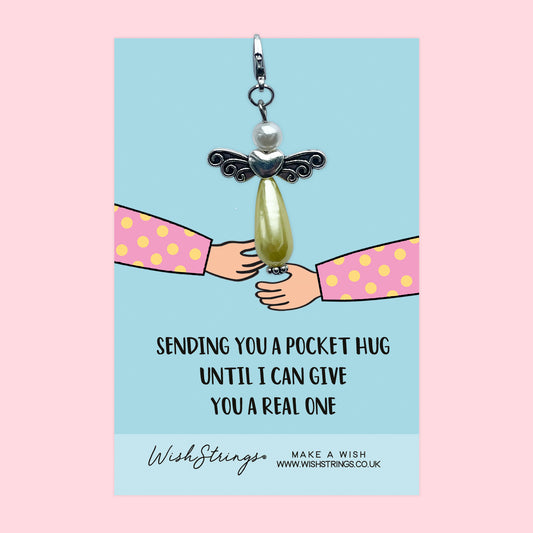Sending Hugs -  Wish Angels, Clip on Keepsake | J316