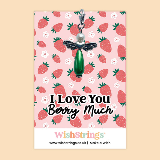 I Love You Berry Much -  Wish Angels, Clip on Keepsake | J317