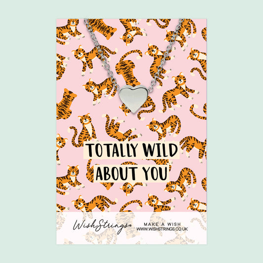 Wild about you - Heart Necklace - J318
