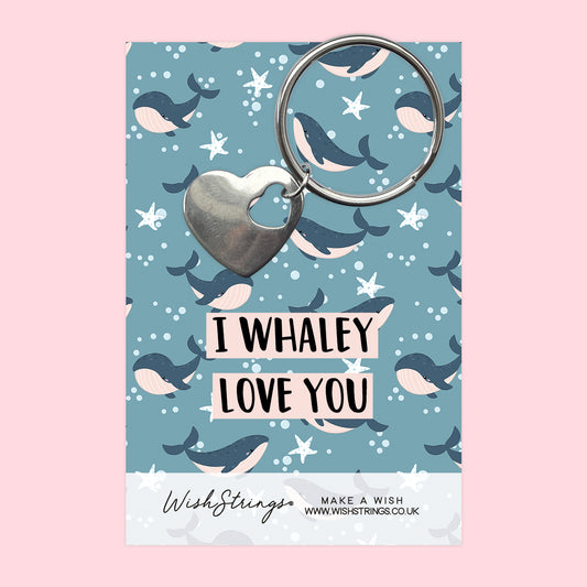 Whaley Love You - Heart Keyring - J320