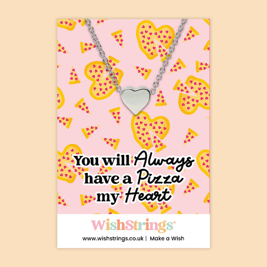 Pizza My Heart - Heart Necklace - J320