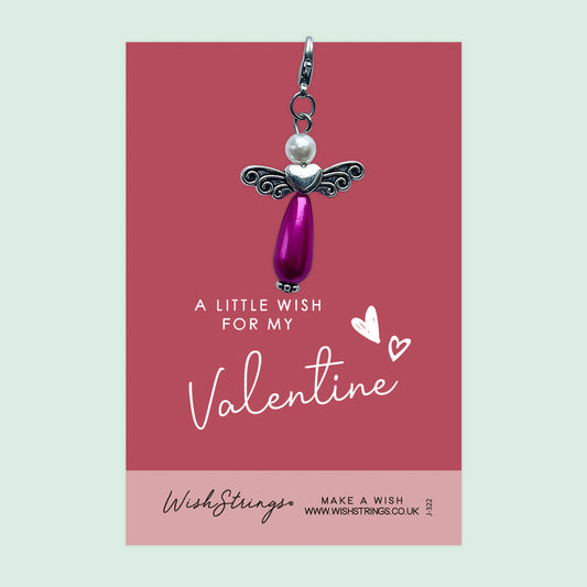 Valentines -  Wish Angels, Clip on Keepsake | J322