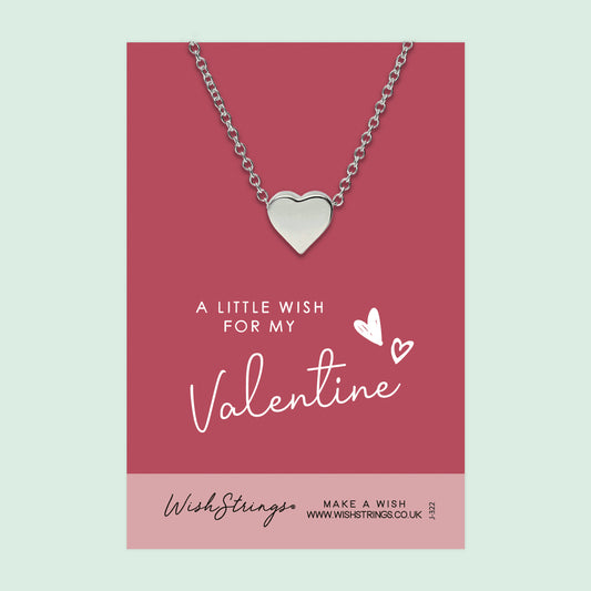 Valentines - Heart Necklace - J322