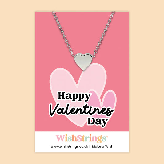 Happy Valentines Day - Heart Necklace - J322