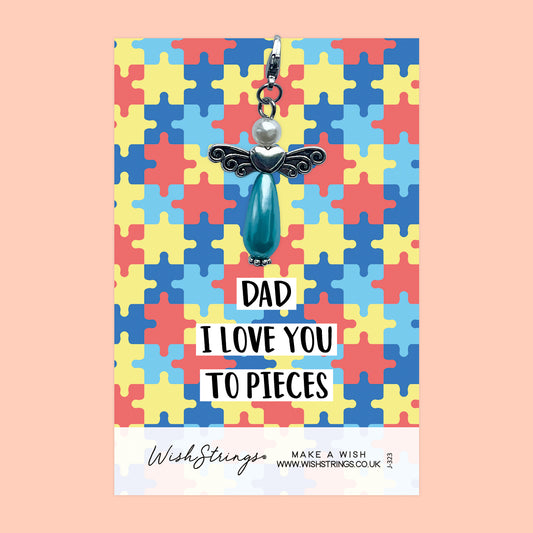 Dad, I Love You -  Wish Angels, Clip on Keepsake | J323