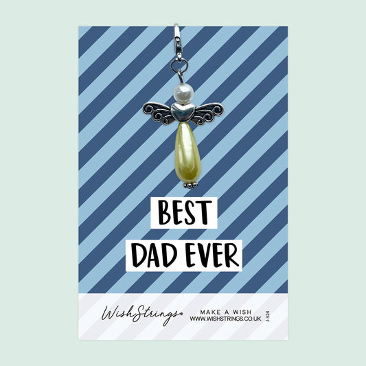 Best Dad -  Wish Angels, Clip on Keepsake | J324