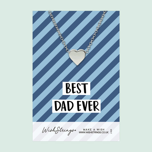 Best Dad - HEART NECKLACE - J324