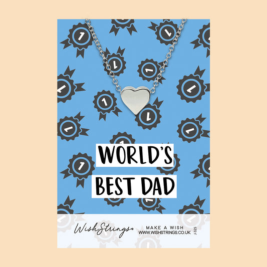 Best Dad - HEART NECKLACE - J325