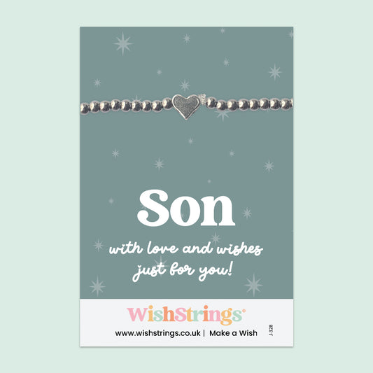 Son - Heart Beaded Bracelet - J328