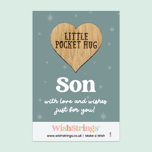 Son - Oak Pocket Hug Token | J328