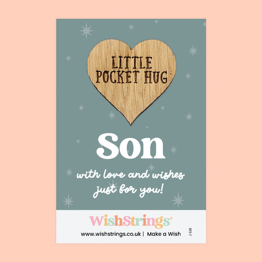 Son - Oak Pocket Hug Token | J328