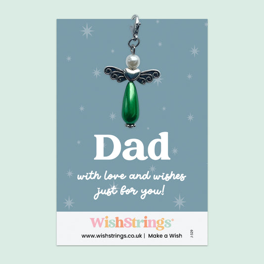 Dad -  Wish Angels, Clip on Keepsake | J329