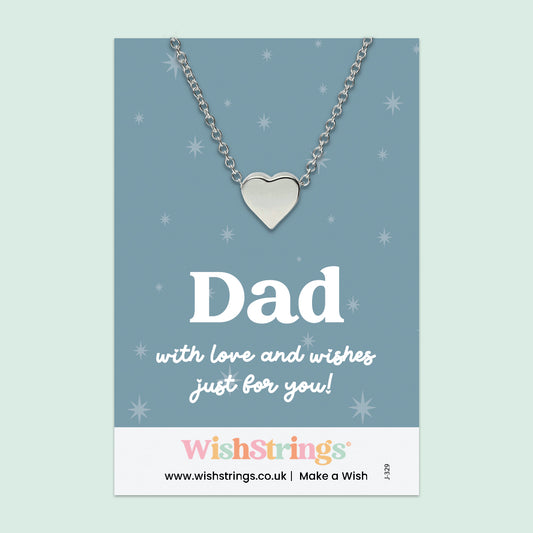 Dad - HEART NECKLACE - J329