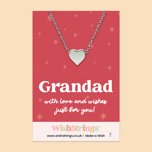 Grandad - Heart Necklace - J331