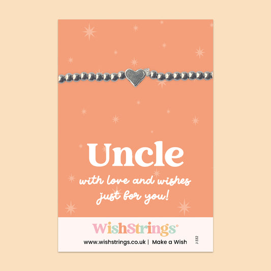 Uncle - Heart Beaded Bracelet - J332