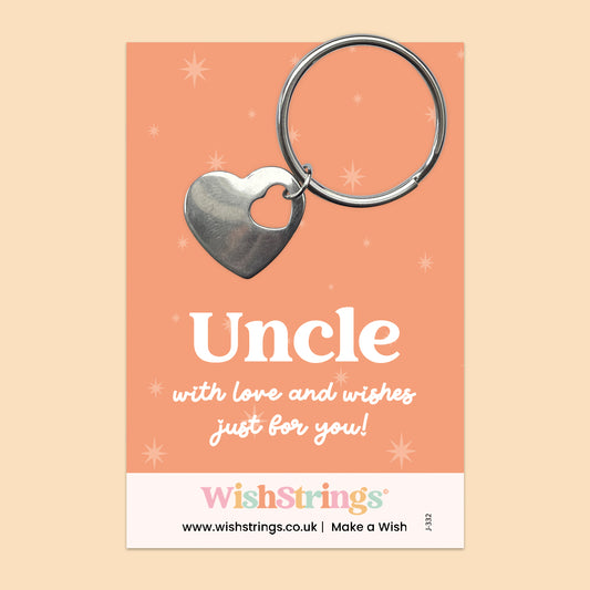 Uncle - Heart Keyring - J332