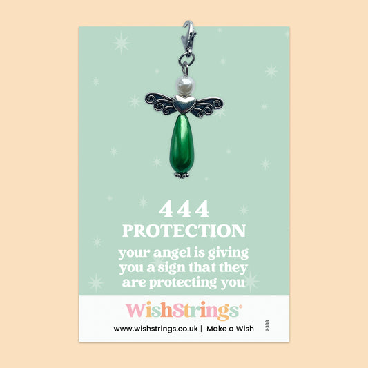 Angel Numbers, 444 -  Wish Angels, Clip on Keepsake | J338
