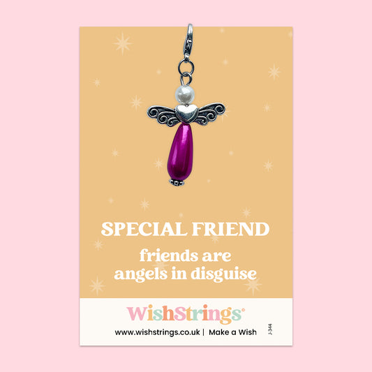 Angel Numbers, Special Friend -  Wish Angels, Clip on Keepsake | J344